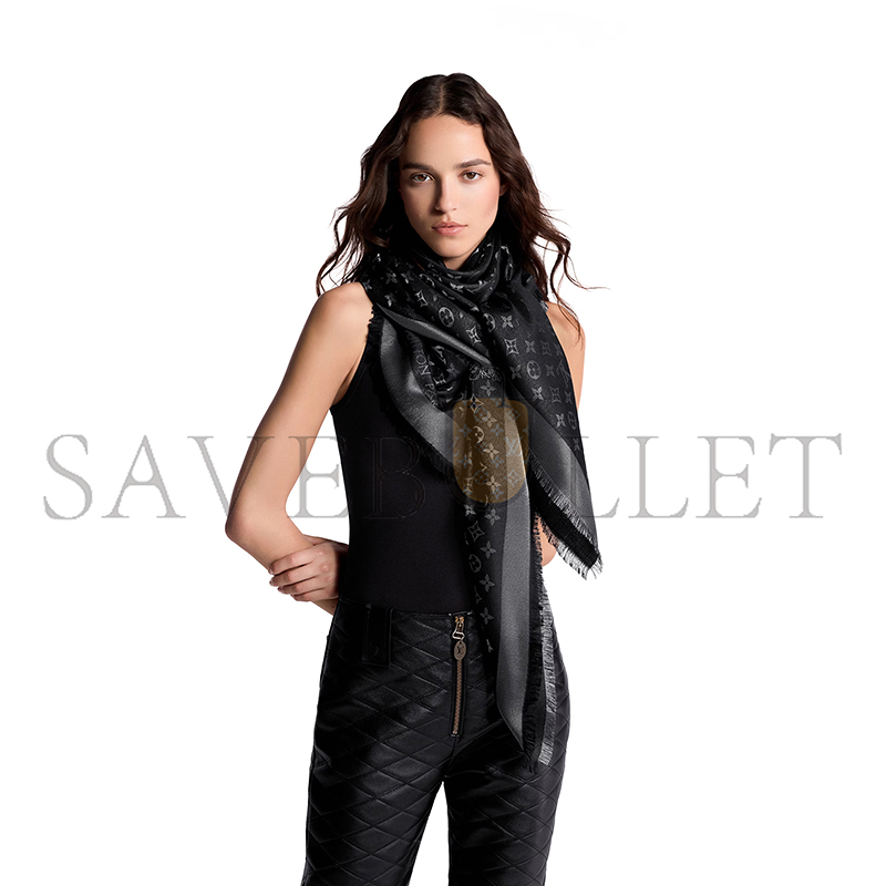 l0*is V*t0n monogram shine shawl m75123 (142*142cm)